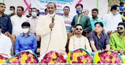 ছাতকে সুরমানদী খনন উদ্বোধনে-এমপি মানিক