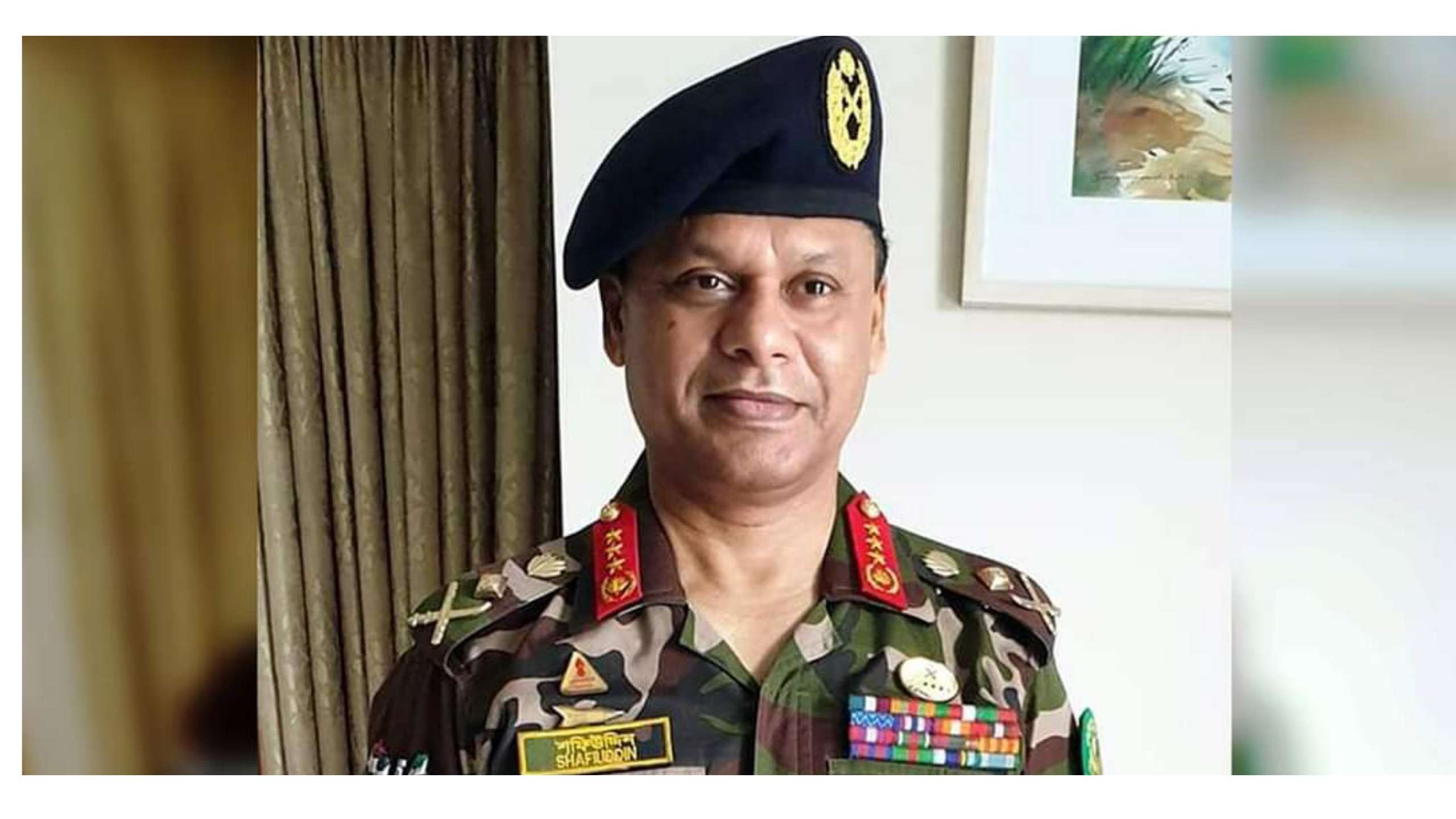 নতুন সেনাপ্রধান হিসেবে দায়িত্ব নিচ্ছেন লেফটেন্যান্ট জেনারেল এস এম শফিউদ্দিন আহমেদ