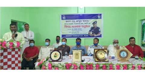 সিলেটের অষ্টজয়ী ইন্সপেক্টর আব্দুল আহাদের বিদায় সংবর্ধনা