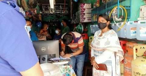 রাজনগরে স্বাস্থ্যবিধি অমান্য করায় জরিমানা