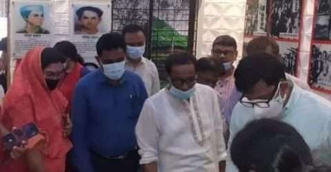 রাজনগরে বঙ্গবন্ধু কর্ণার ও মুক্তিযুদ্ধ পাঠাগারের উদ্বোধন
