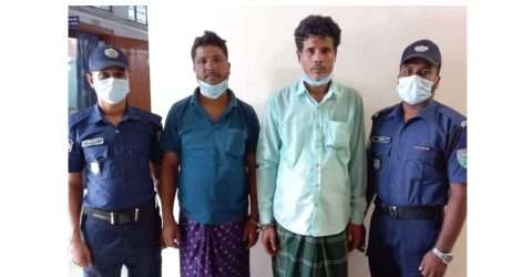 কানাইঘাটে বৃদ্ধাকে যৌন হেনস্তাকারী দুইজন গ্রেফতার
