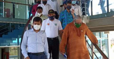 প্রবাসী কল্যাণ মন্ত্রী ইমরান আহমদ’র কোম্পানীগঞ্জ সফরের স্থির চিত্র