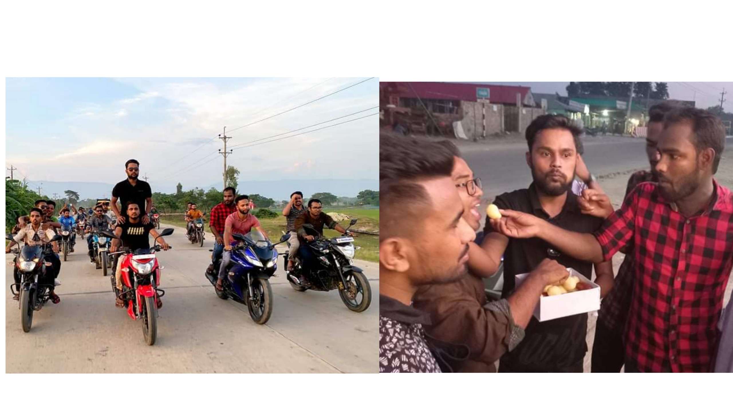 কোম্পানীগঞ্জে সিলেট জেলা ছাত্রলীগ সভাপতি নাজমুল অনুসারীদের আনন্দ মিছিল