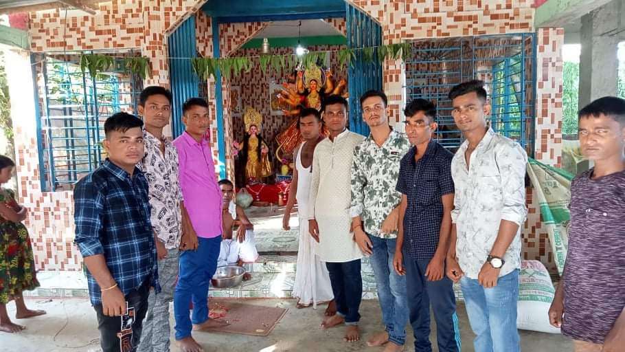 নির্বিঘ্নে পূজা উদযাপনে নিরাপত্তা দিচ্ছেন কোম্পানীগঞ্জ ছাত্রলীগ
