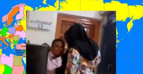 উপজেলা পরিষদ চেয়ারম্যানের সাথে তরুণীর অন্তরঙ্গ মুহুর্ত ফাস