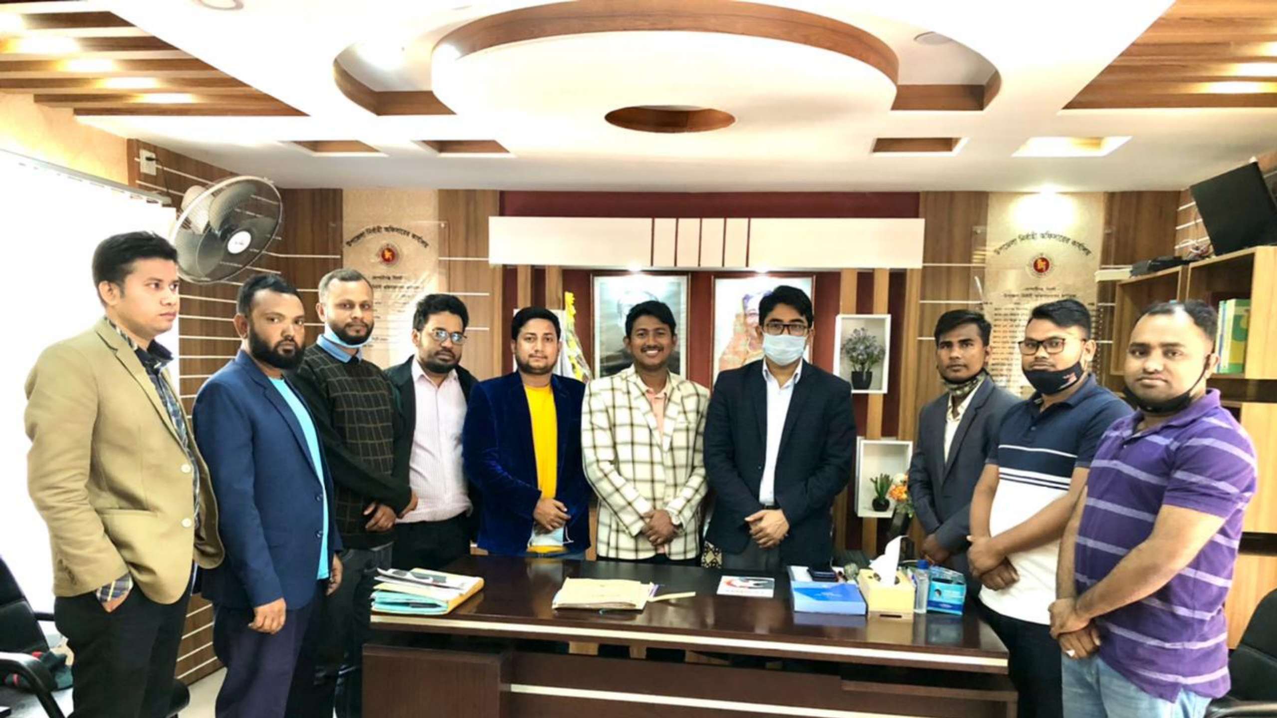 ইউএনও লুসি কান্ত হাজং’র সাথে  কোম্পানীগঞ্জ প্রেসক্লাবের সৌজন্য সাক্ষাৎ
