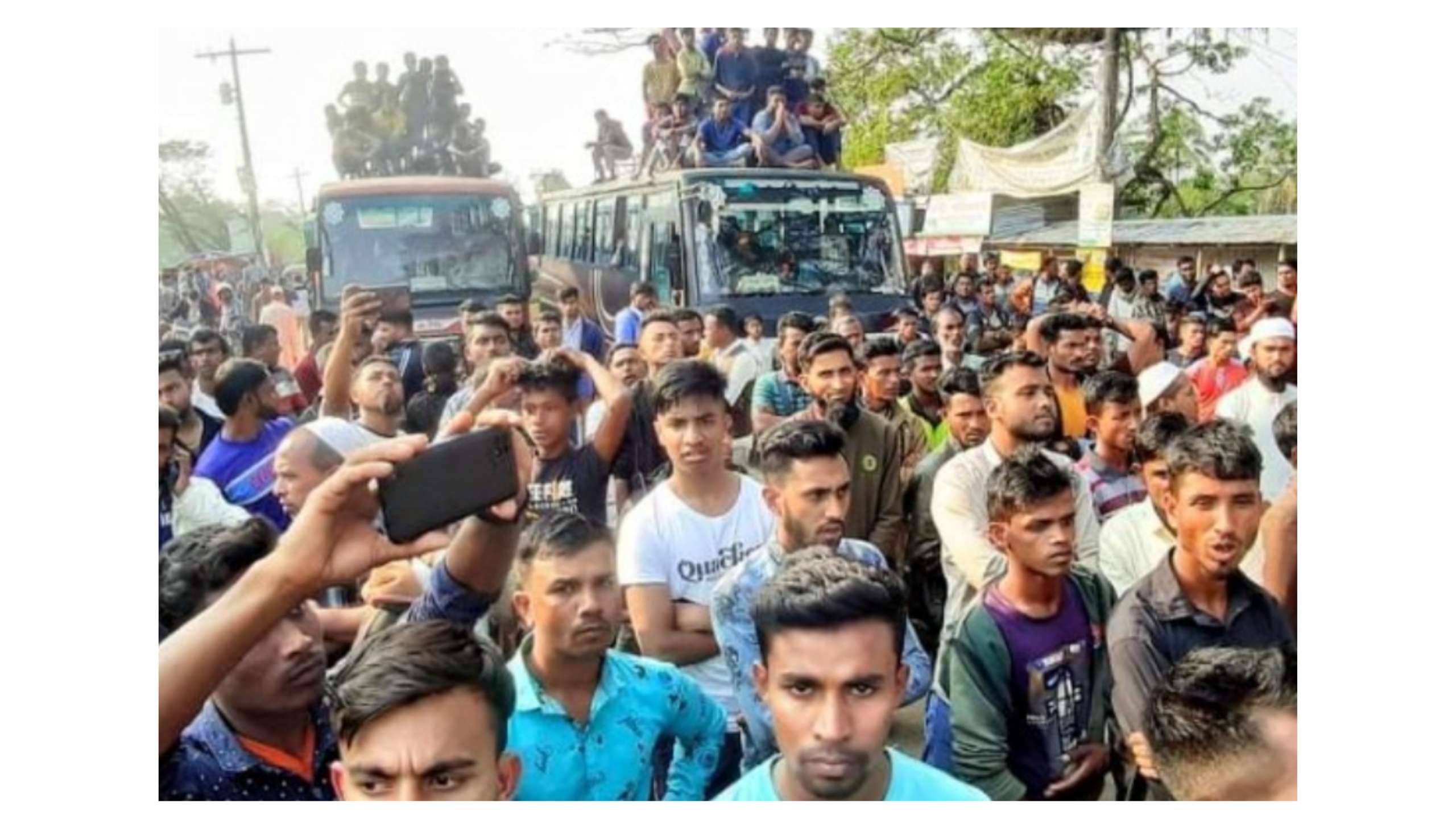 পুলিশি নির্যাতনে আসামী মৃত্যুর অভিযোগে সিলেট-সুনামগঞ্জ সড়কে অবরোধ