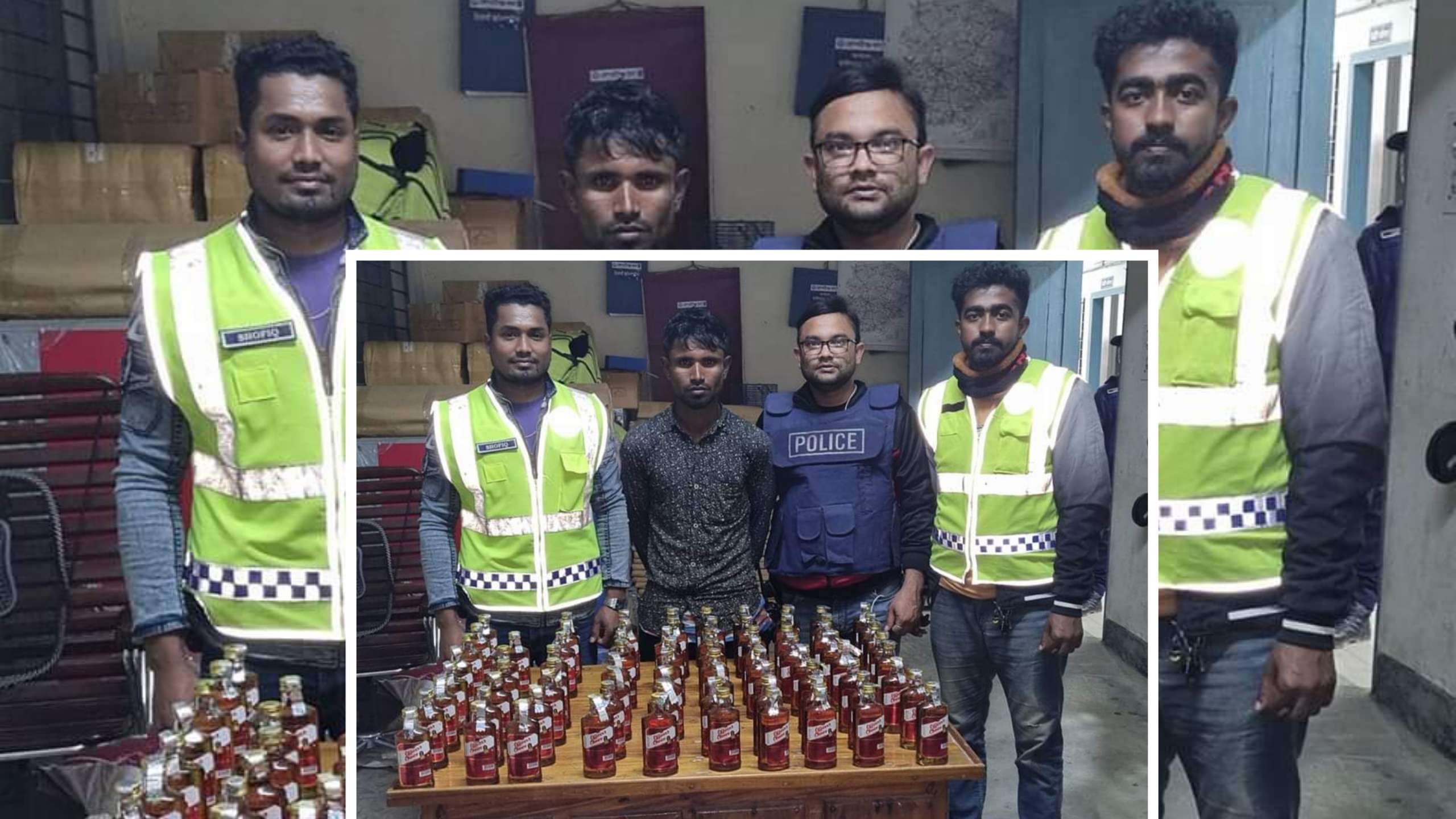 কোম্পানীগঞ্জে ভারতীয় মদ সহ একজন গ্রেফতার