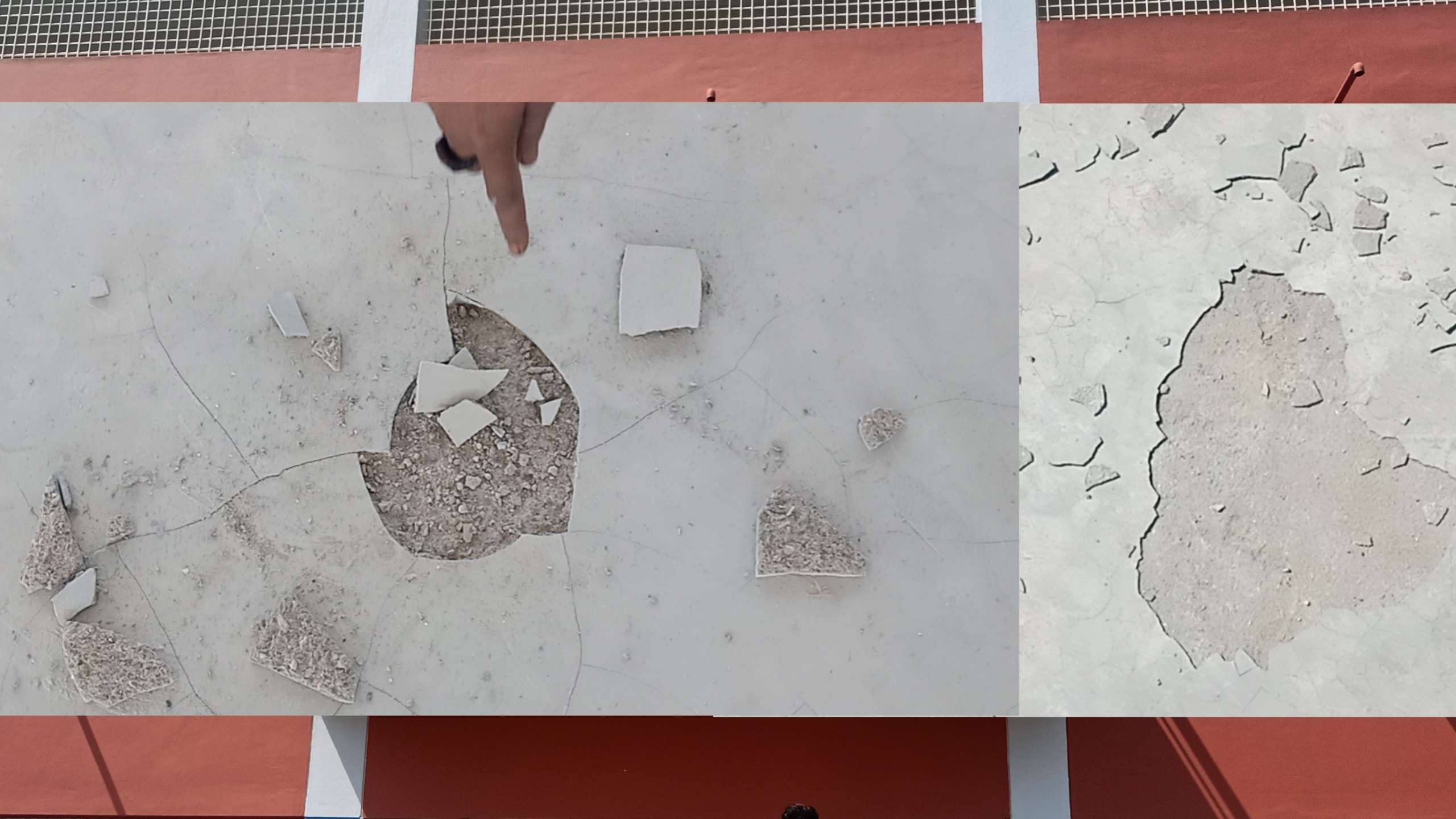 কোম্পানীগঞ্জে উদ্বোধনের আগেই আশ্রয় কেন্দ্রের পলেস্তারা উঠে যাচ্ছে