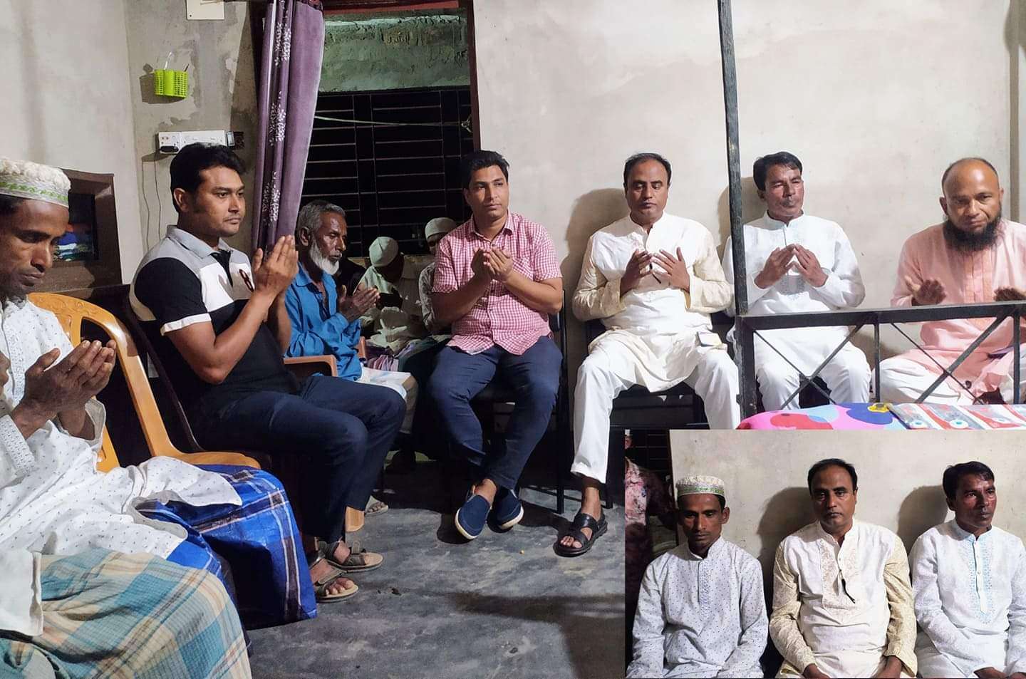 চিকনাগুলে নিহত ডালিমের বাড়িতে সমবেদনা জানাতে জৈন্তাপুর উপজেলা চেয়ারম্যান
