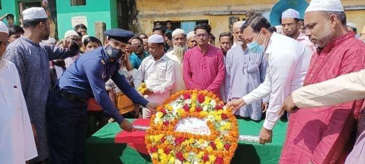 দোয়ারাবাজারে মুক্তিযোদ্ধা শাহাব উদ্দিনের রাষ্ট্রীয় মর্যাদায় দাফন সম্পন্ন