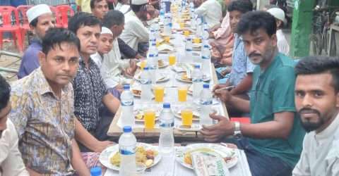 দোয়ারাবাজার উপজেলার মান্নারগাঁওয়ে ইফতার মাহফিল অনুষ্ঠিত