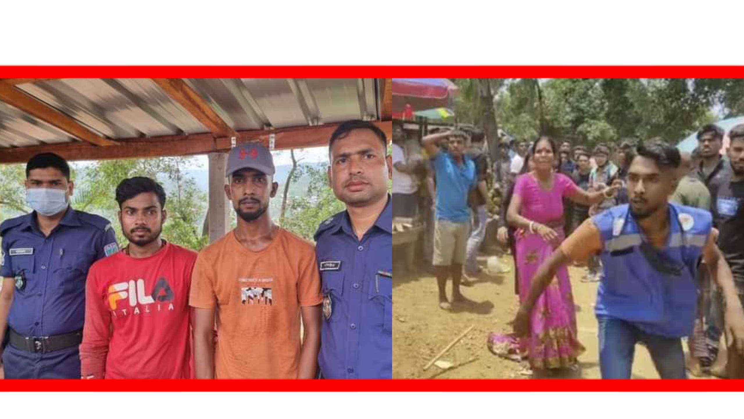 জাফলংয়ে পর্যটকদের উপর হামলা: দুইজন গ্রেফতার