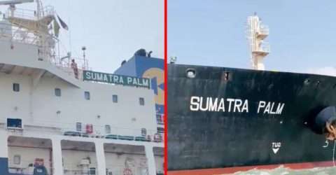 ১২ হাজার টন পাম তেলবাহী জাহাজ চট্রগ্রাম বন্দরে পৌঁছালেন