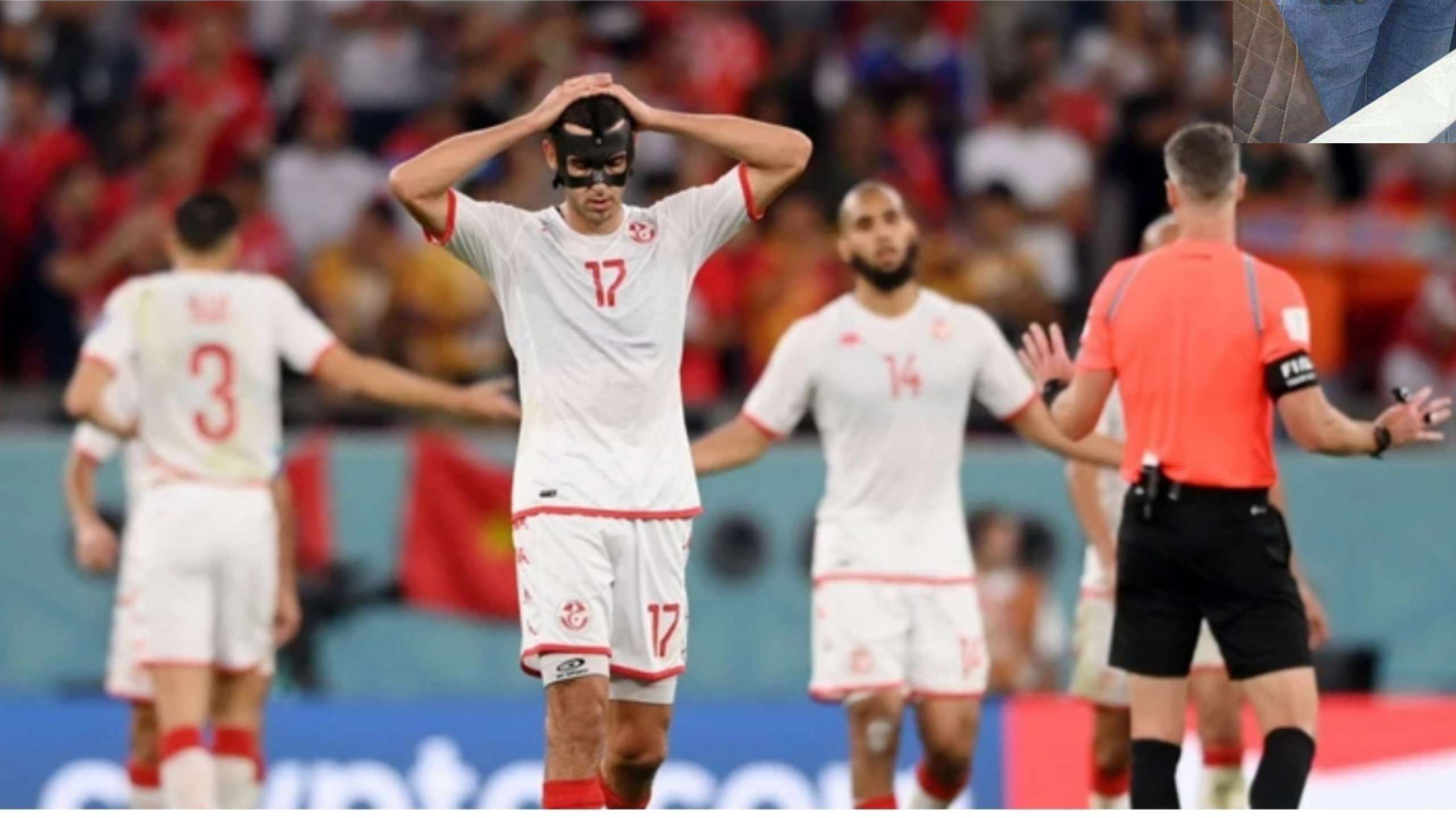 ফ্রান্সকে হারিয়ে তিউনিসিয়ার কান্না