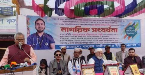 ডাক্তার সৌরভ সিলেটবাসীর গর্ব : শফিকুর রহমান চৌধুরী