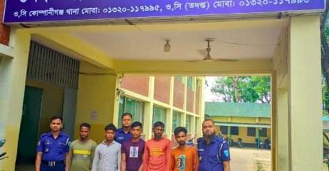 বালু-পাথর উত্তোলনের অভিযোগে ৫ জনের কারাবাস