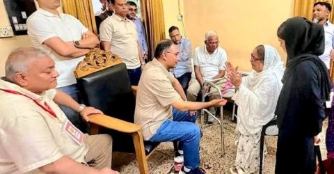 সাবেক সাংসদ খালেদা রাব্বানীর বাসায় প্রধানমন্ত্রী